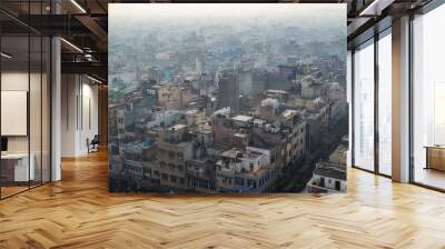 old delhi view from jama masjid Wall mural