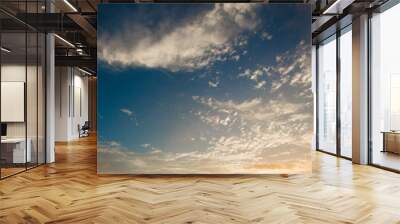 blue skies Wall mural