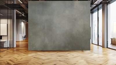 Gray gradient grunge concrete wall, abstract background Wall mural