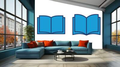 Book icon vector. open book icon vector. ebook icon Wall mural