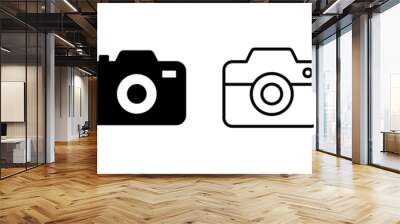 Camera icon set. photo camera icon. camera photography icon. Wall mural