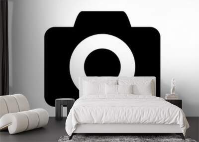 Camera Icon vector. Camera symbol for your web site design Wall mural