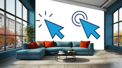 Click icon vector. pointer arrow icon. cursor icon vector Wall mural