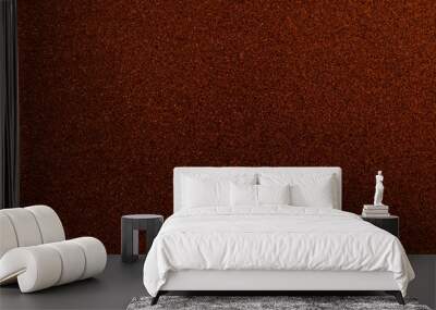 Dark brown textured surface. Holiday abstract background or decoration, defocused. Place for text Wall mural