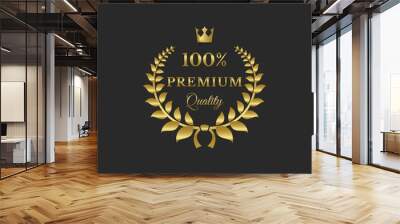 Premium Quality Badges Vector Illustration Wall mural