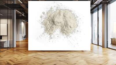 Top up view isolated flour splatters fit for your scene projects. Wall mural