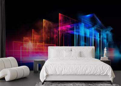 Business presentation background, wallpaper, backdrop
 Wall mural