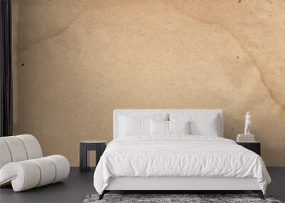 Brown paper texture background Wall mural