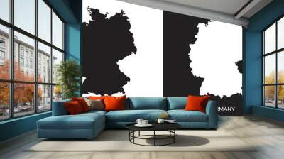 Map of Germany Wall mural