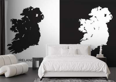 Map of ireland Wall mural