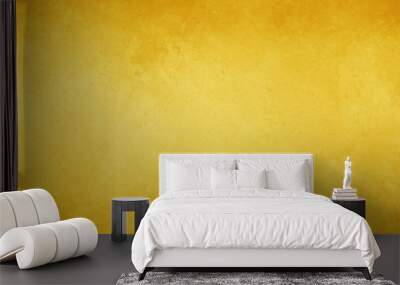 gold background with vintage texture, yellow background with brown border, old yellow paper or parchment Wall mural