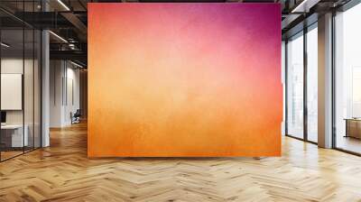 warm orange and purple background with faint texture, thanksgiving or autumn colors in gradient ligh Wall mural