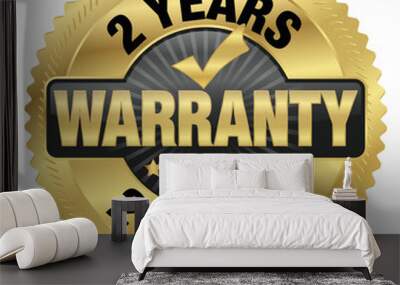 2 years warranty Wall mural