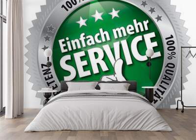 Einfach mehr Service Wall mural