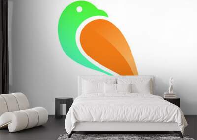 bird logo template Wall mural