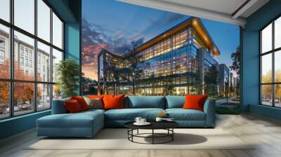 Contemporary Exterior Building Wall mural