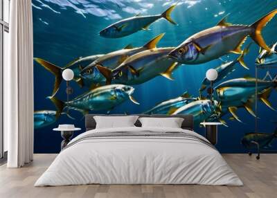 fish in aquarium Wall mural