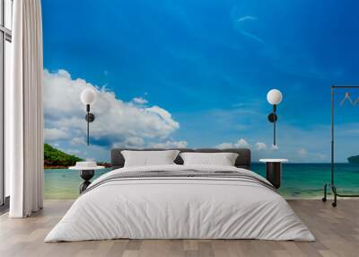 island and ocean background Wall mural