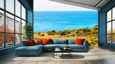 island and ocean background Wall mural