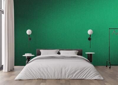 Jade green texture Background, grainy gradient noise backdrop Wall mural