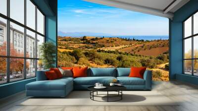 mediteranian landscape background Wall mural