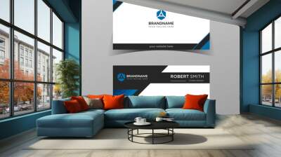 modern creative design business card template illustration. Wall mural