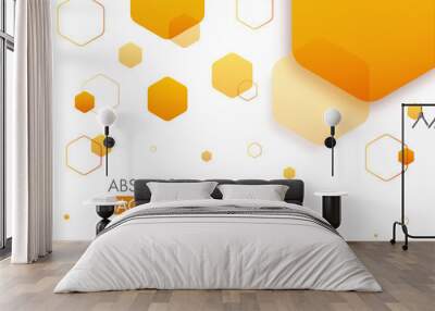 Creative abstract geometric background. Wall mural