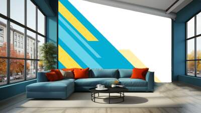 Parallelogram Modern Corner Wall mural