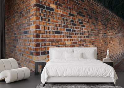 Red brick wall Wall mural