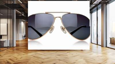 close up of aviator sunglasses file no background Wall mural