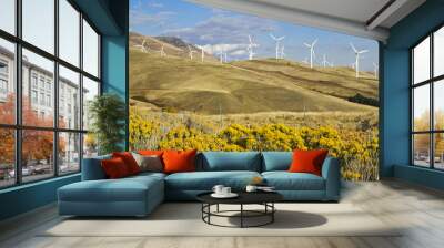 Power windmill landscape Wall mural