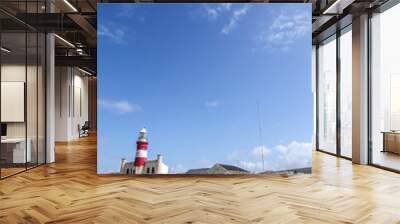 Cape Agulhas, the sourthern most tip of Africa and where the two oceans meet Wall mural