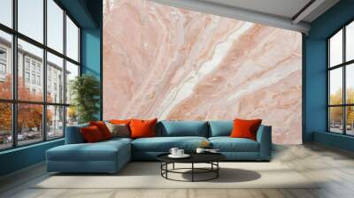 Gentle Fior di Pesco Marble Subtle Patterns and Feminine Tones Highlighted, beautiful picture of pink textured, background, marble Wall mural