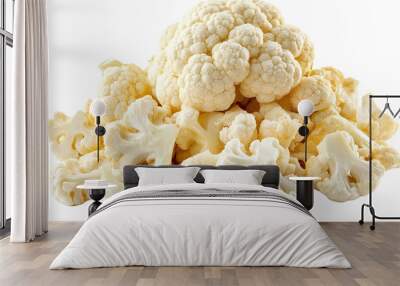 Cauliflower on transparent background, png	 Wall mural