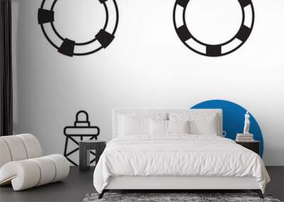 buoy icon vector Wall mural