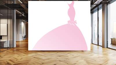 dress,wedding design Wall mural