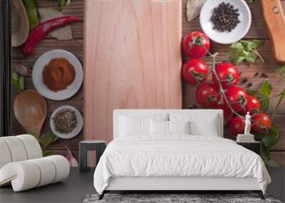 cutting board Wall mural