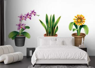 indoor office plants - 2 Wall mural