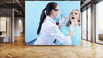 Dentist at work Wall mural