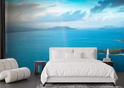 sea and blue sky Wall mural