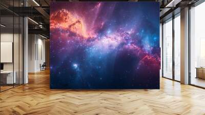 Abstract Background of Milkyway. Galaxy Space Picture Wall mural