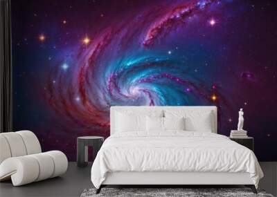 Attractive Colorful universal gradient color sky texture abstract nature background Wall mural