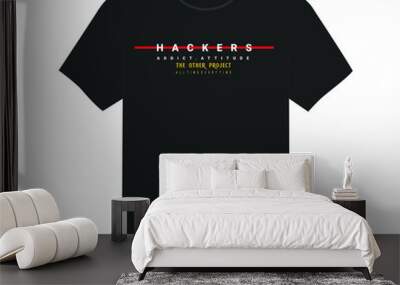 t shirt design Wall mural