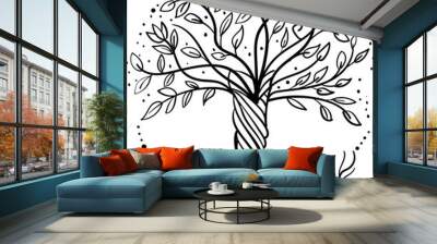 Tree of Life Pendant, Yggdrasil vector	 Wall mural