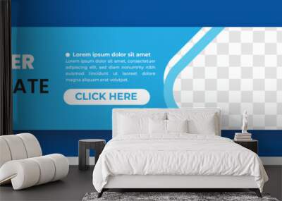 abstract web banner design template Wall mural