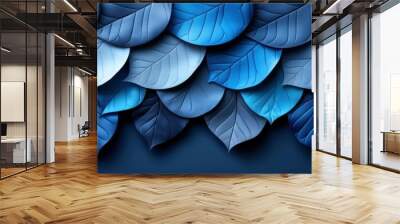 Chevron zigzag pattern with gradient shades of blue, Background Image, Background For Banner Wall mural