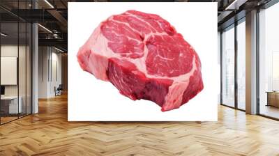 steak beef meat isolated on transparent background Wall mural