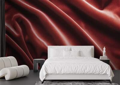 abstract background luxury cloth or liquid wave or wavy folds of silk texture satin velvet material or luxurious Wall mural