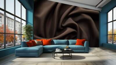 abstract background luxury cloth or liquid wave or wavy folds of silk texture satin velvet material or luxurious Wall mural