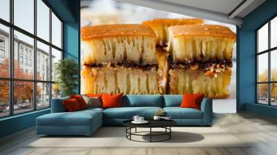 favorite food / culinary from indonesia named martabak manis terang bulan Wall mural